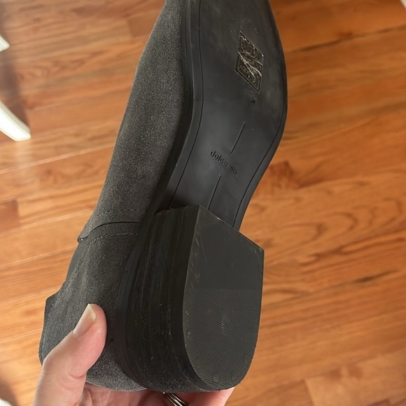 Tarah Gray Suede Dolce Vita Western Ankle Boots Women’s 9.5 - Picture 10 of 13